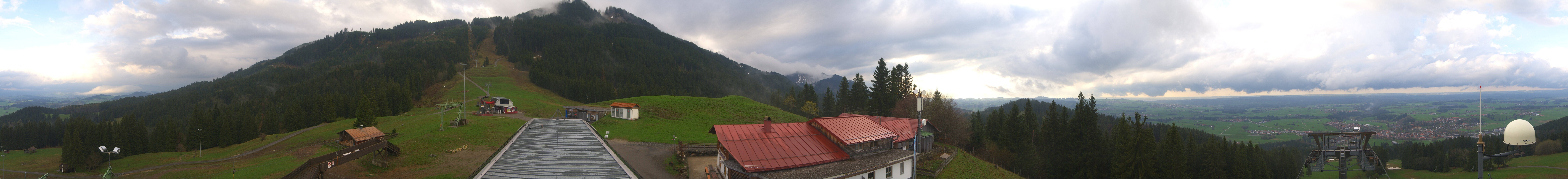 Archived image Webcam Middle station Nesselwang