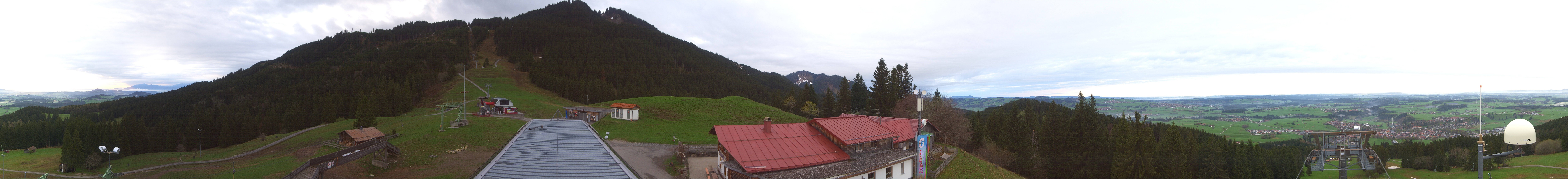 Archiv Foto Webcam Mittelstation Nesselwang