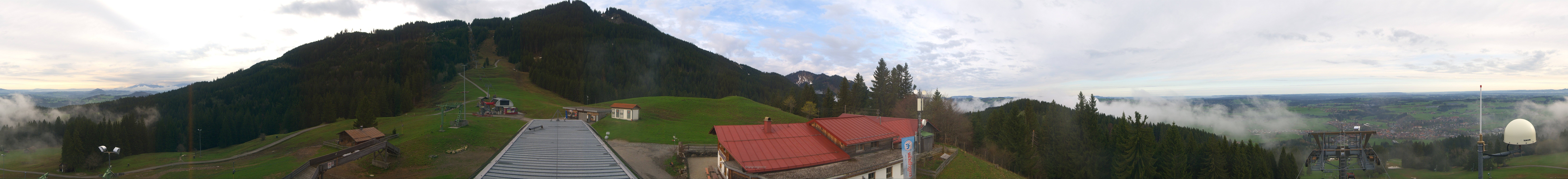 Archiv Foto Webcam Mittelstation Nesselwang