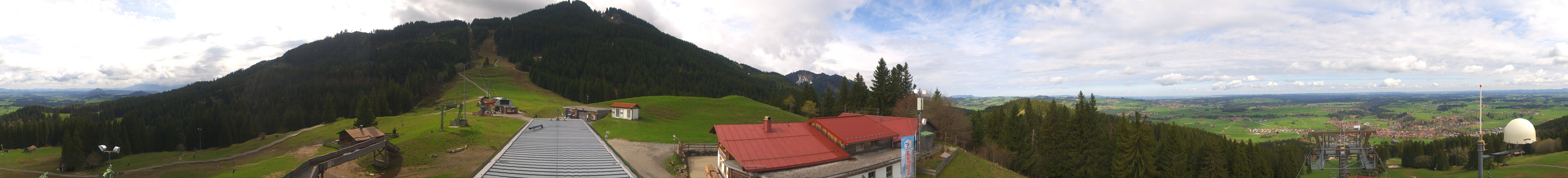 Archiv Foto Webcam Mittelstation Nesselwang