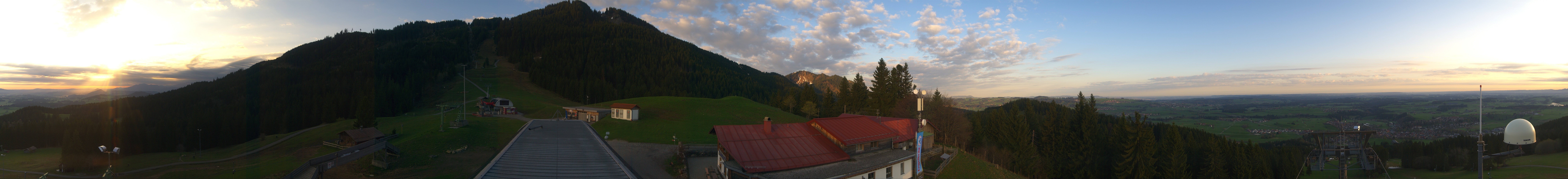 Archiv Foto Webcam Mittelstation Nesselwang