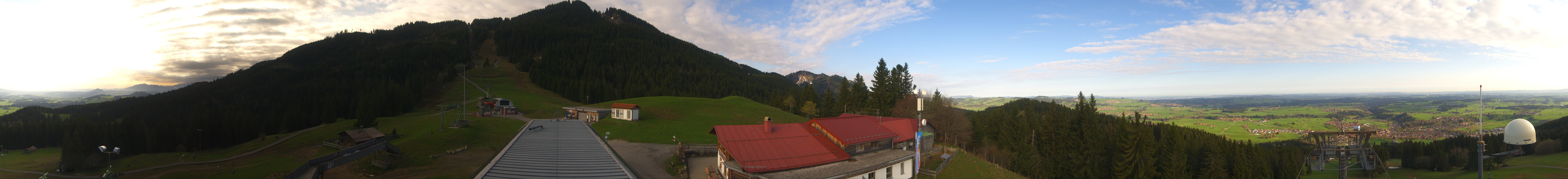 Archiv Foto Webcam Mittelstation Nesselwang