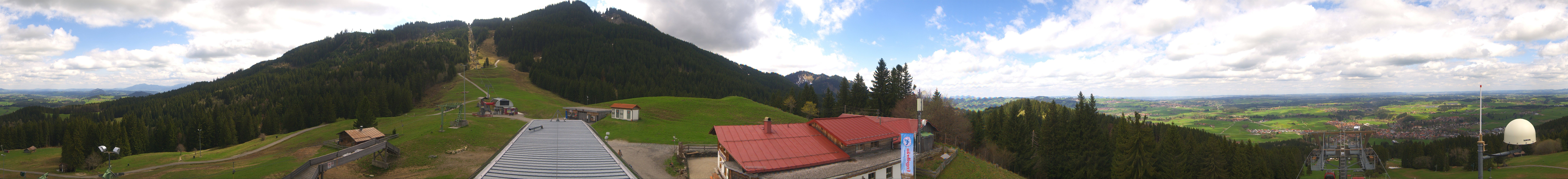 Archiv Foto Webcam Mittelstation Nesselwang