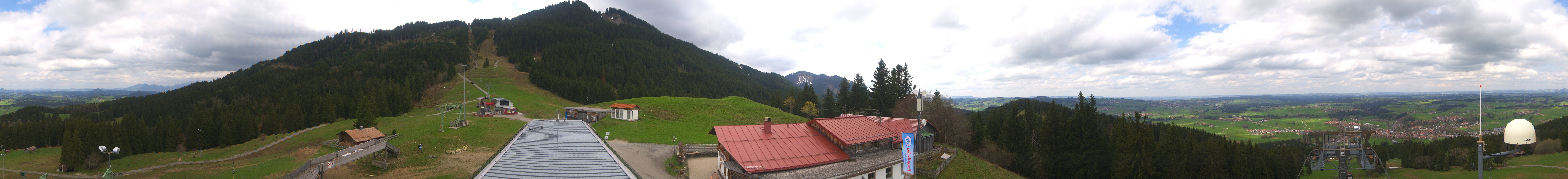 Archiv Foto Webcam Mittelstation Nesselwang