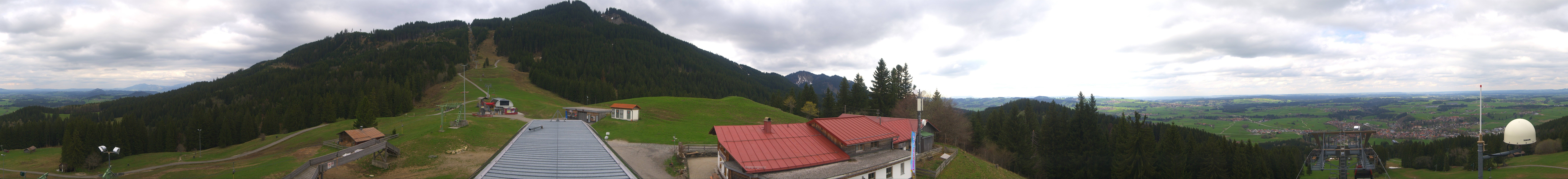 Archiv Foto Webcam Mittelstation Nesselwang