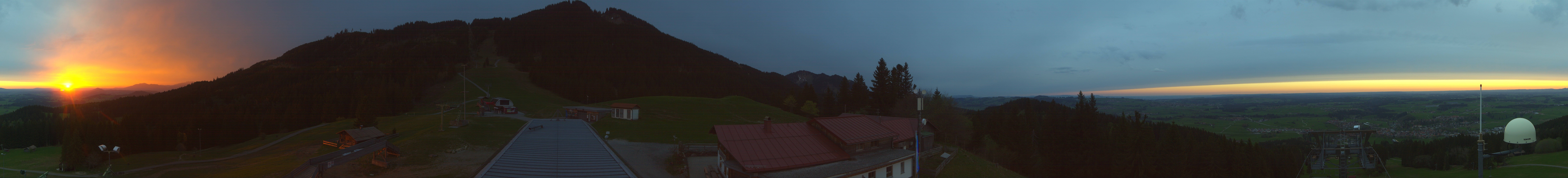 Archiv Foto Webcam Mittelstation Nesselwang