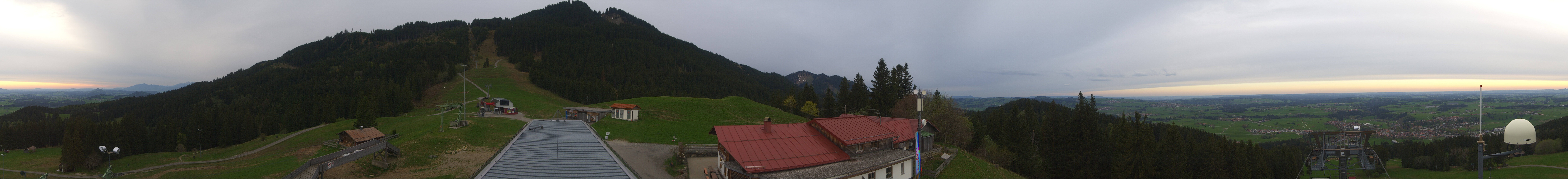 Archiv Foto Webcam Mittelstation Nesselwang