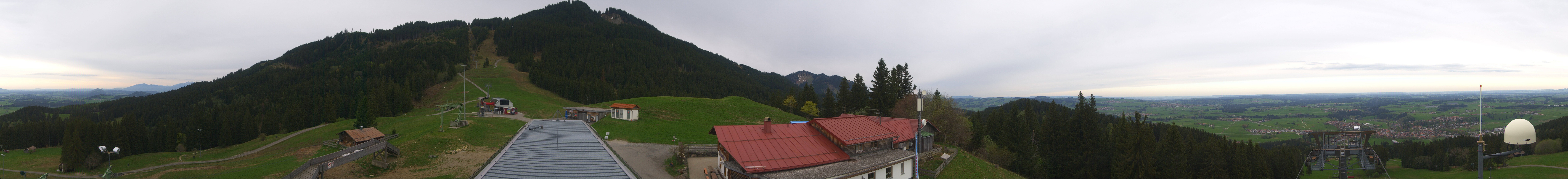 Archiv Foto Webcam Mittelstation Nesselwang