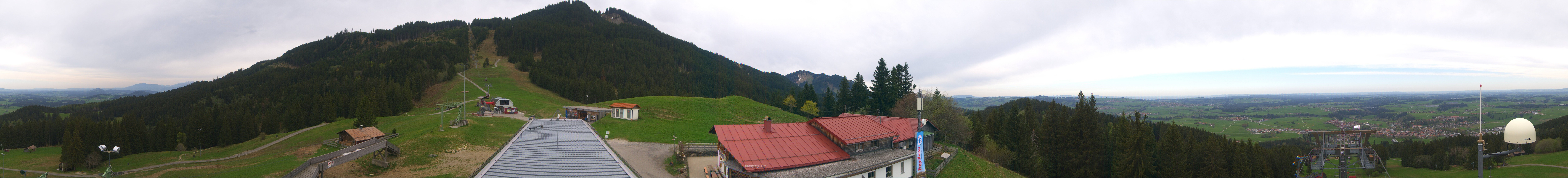 Archiv Foto Webcam Mittelstation Nesselwang