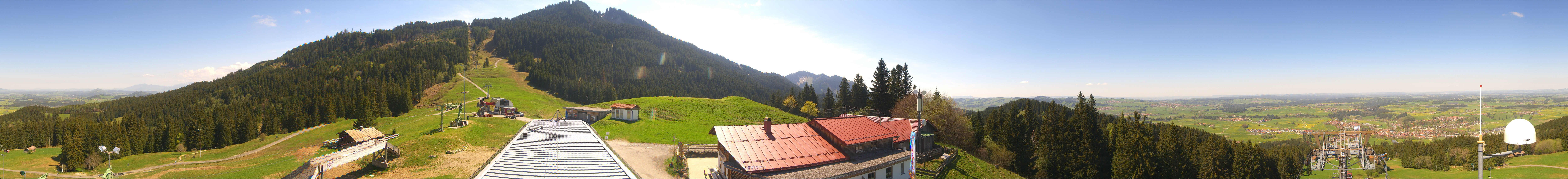 Archiv Foto Webcam Mittelstation Nesselwang