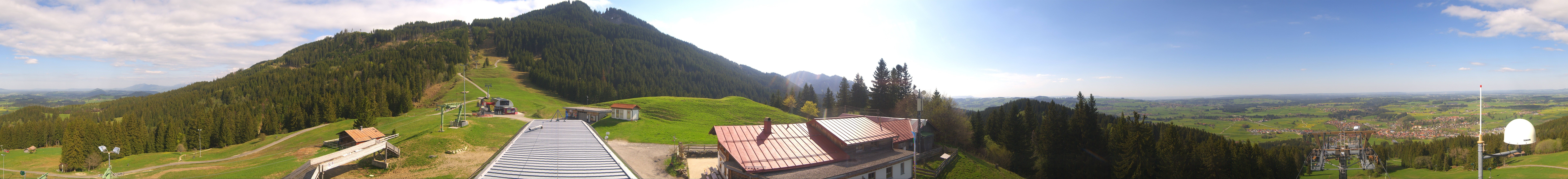 Archiv Foto Webcam Mittelstation Nesselwang