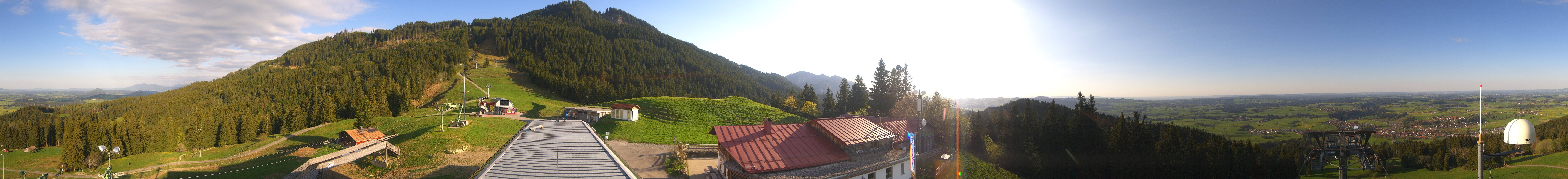 Archiv Foto Webcam Mittelstation Nesselwang