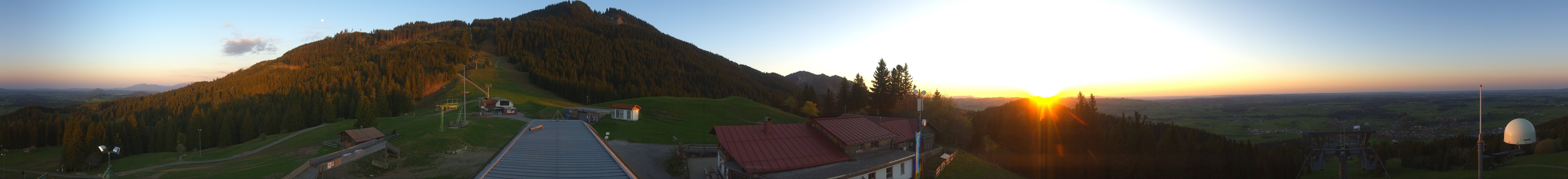 Archiv Foto Webcam Mittelstation Nesselwang