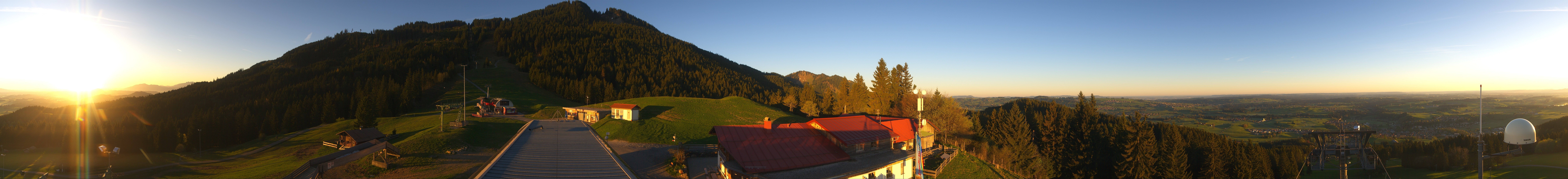 Archiv Foto Webcam Mittelstation Nesselwang