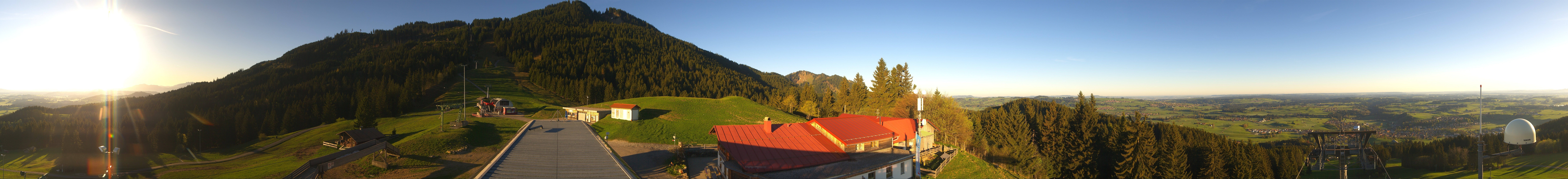 Archiv Foto Webcam Mittelstation Nesselwang
