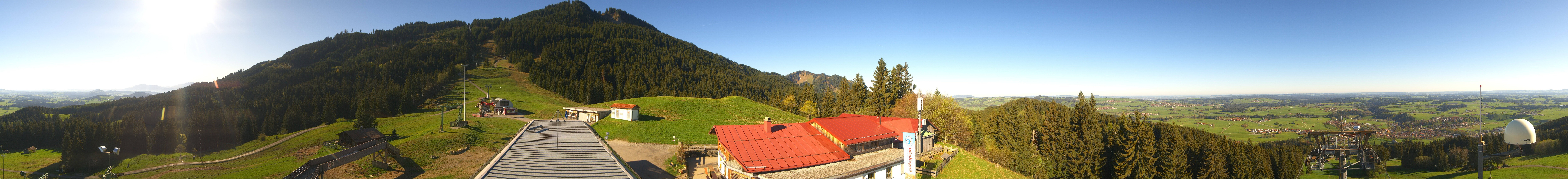 Archiv Foto Webcam Mittelstation Nesselwang