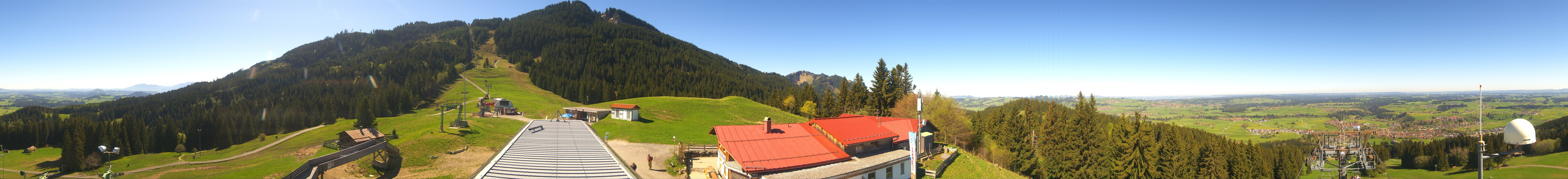 Archiv Foto Webcam Mittelstation Nesselwang