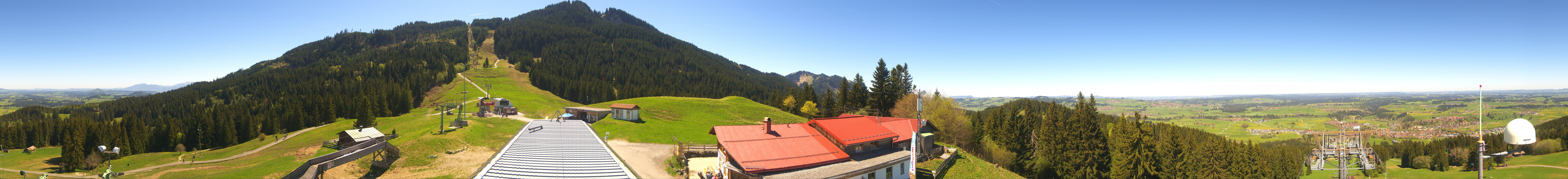Archiv Foto Webcam Mittelstation Nesselwang
