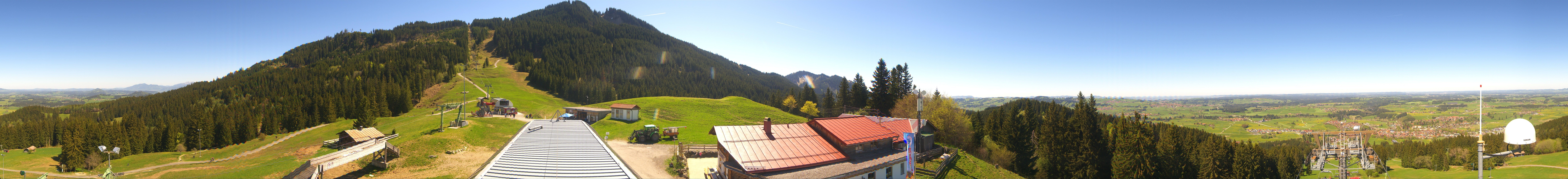 Archiv Foto Webcam Mittelstation Nesselwang