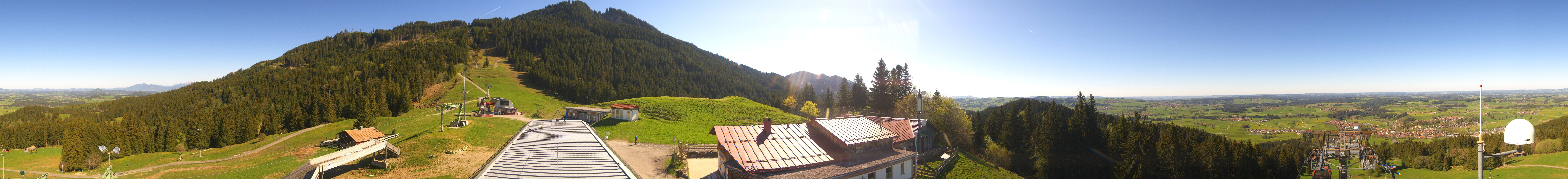 Archiv Foto Webcam Mittelstation Nesselwang