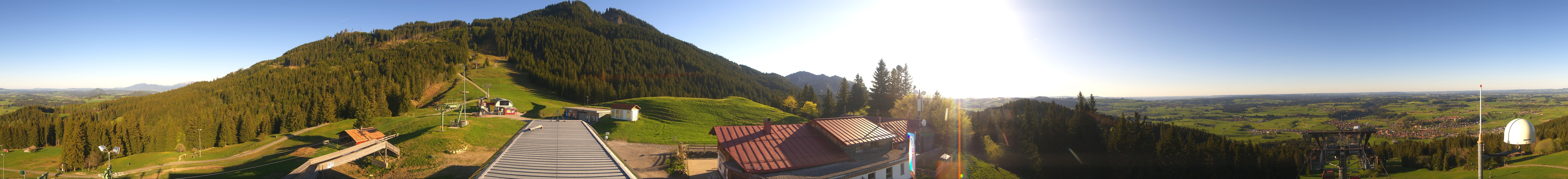 Archiv Foto Webcam Mittelstation Nesselwang