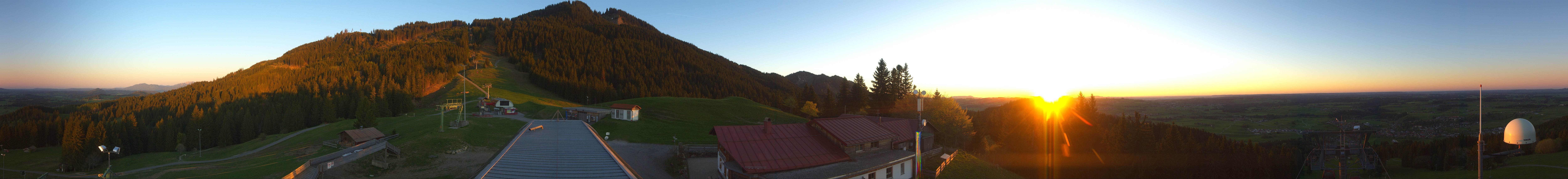 Archiv Foto Webcam Mittelstation Nesselwang