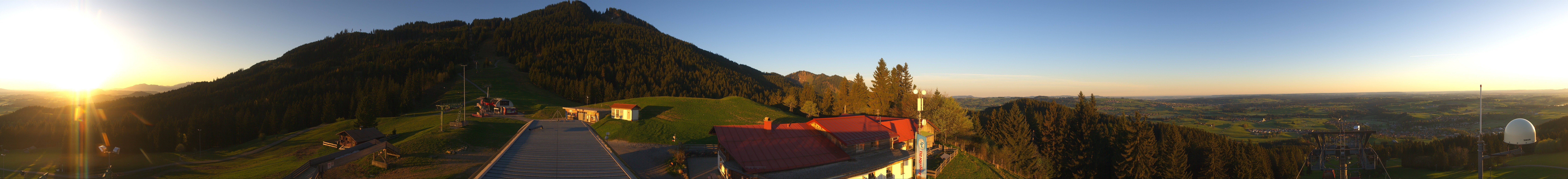 Archived image Webcam Middle station Nesselwang