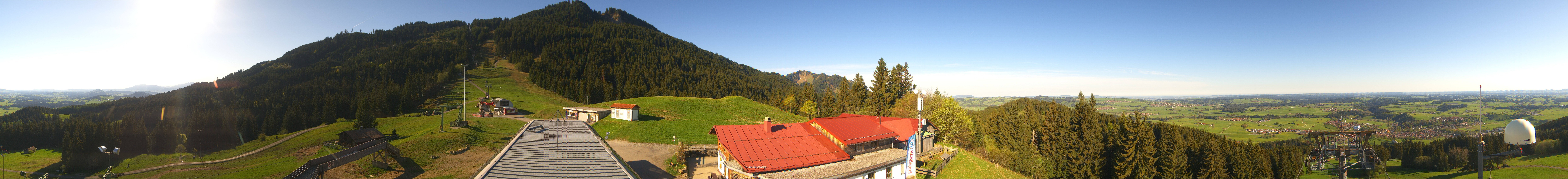 Archived image Webcam Middle station Nesselwang