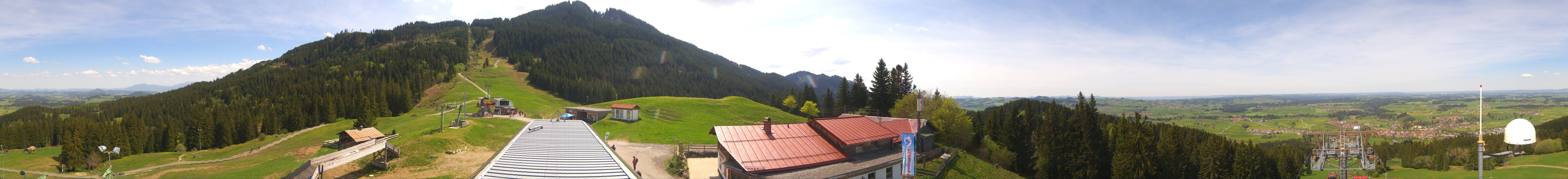 Archiv Foto Webcam Mittelstation Nesselwang
