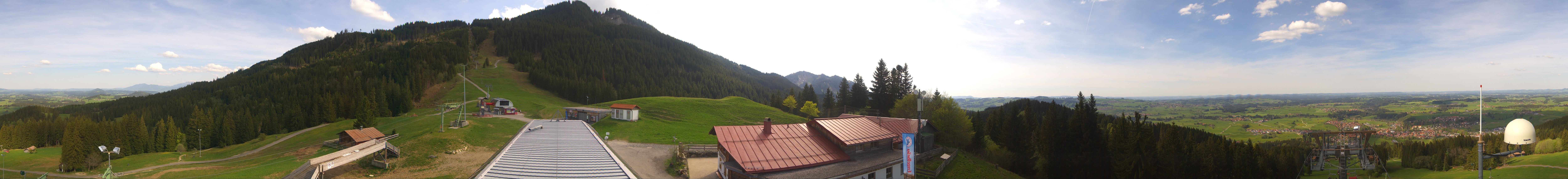 Archiv Foto Webcam Mittelstation Nesselwang
