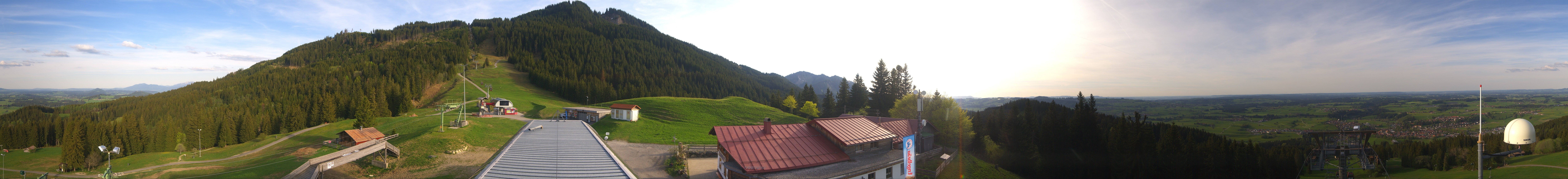 Archiv Foto Webcam Mittelstation Nesselwang