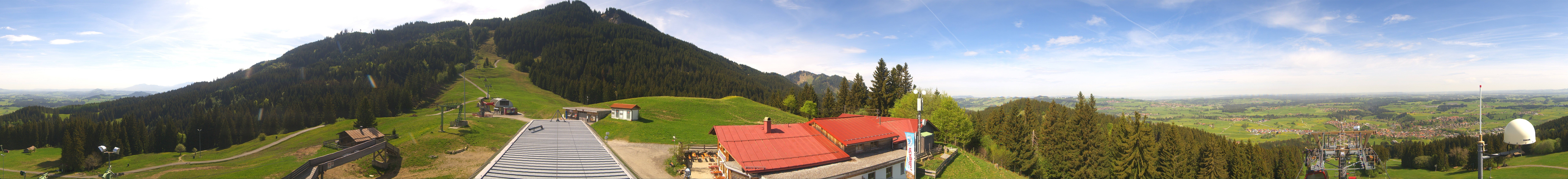 Archiv Foto Webcam Mittelstation Nesselwang