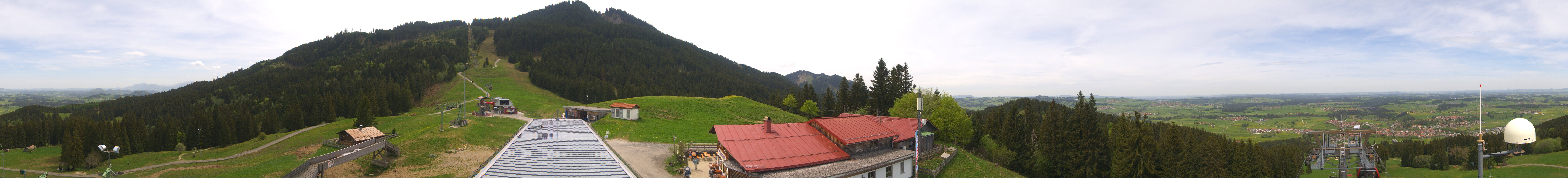 Archiv Foto Webcam Mittelstation Nesselwang