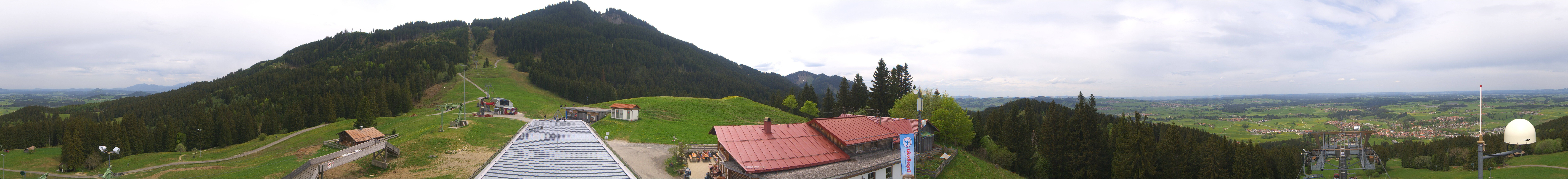 Archiv Foto Webcam Mittelstation Nesselwang
