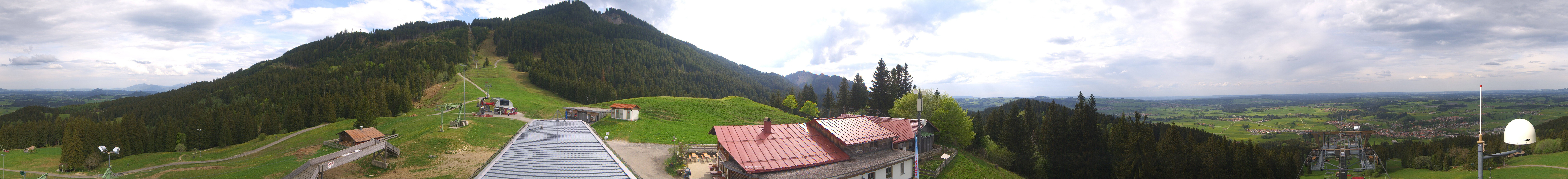 Archiv Foto Webcam Mittelstation Nesselwang