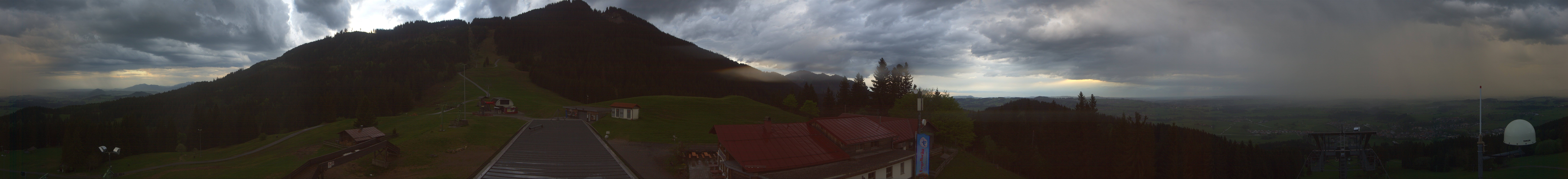 Archiv Foto Webcam Mittelstation Nesselwang