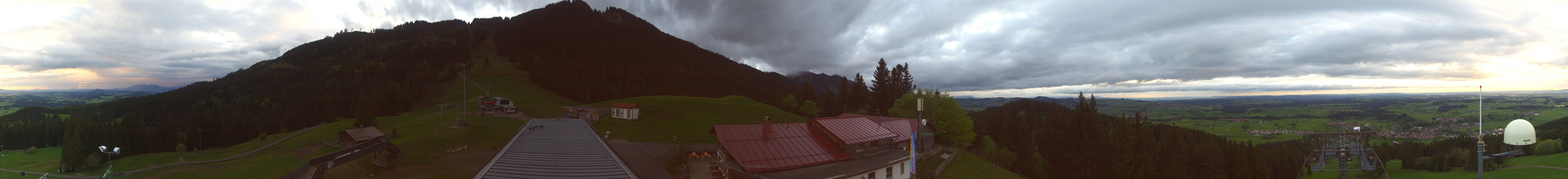 Archiv Foto Webcam Mittelstation Nesselwang
