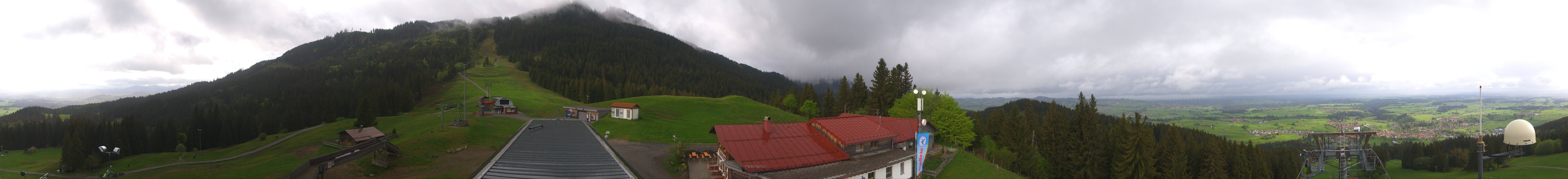 Archiv Foto Webcam Mittelstation Nesselwang
