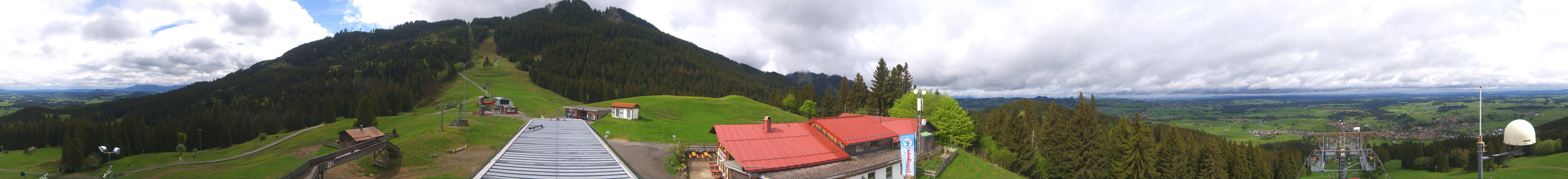 Archiv Foto Webcam Mittelstation Nesselwang