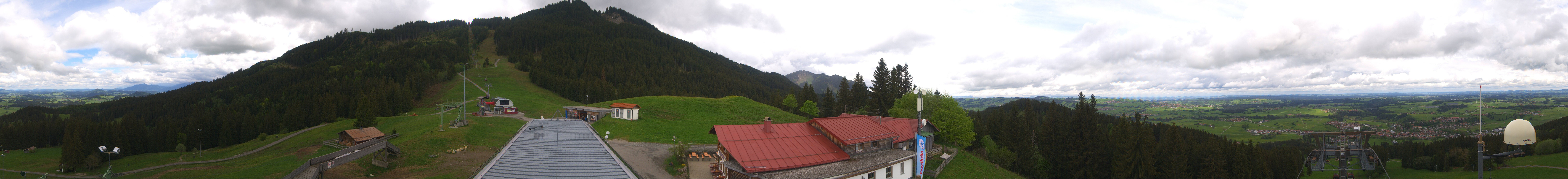 Archiv Foto Webcam Mittelstation Nesselwang
