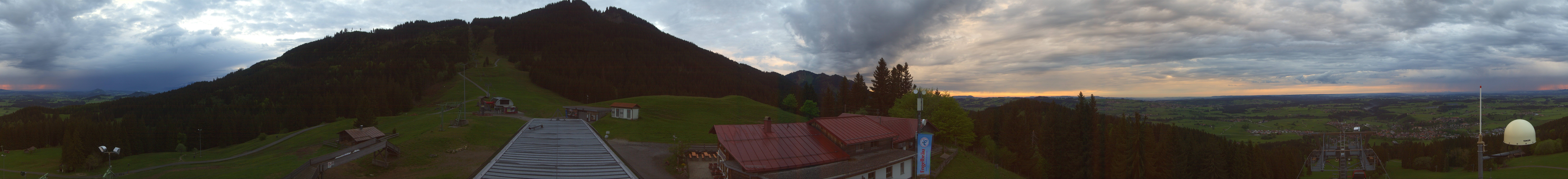 Archiv Foto Webcam Mittelstation Nesselwang