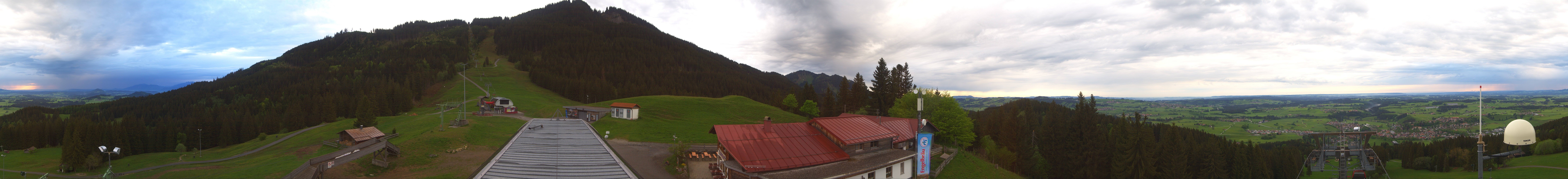 Archiv Foto Webcam Mittelstation Nesselwang