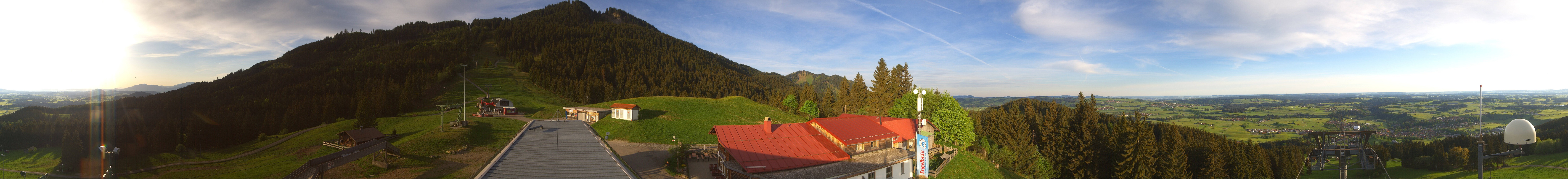 Archived image Webcam Middle station Nesselwang