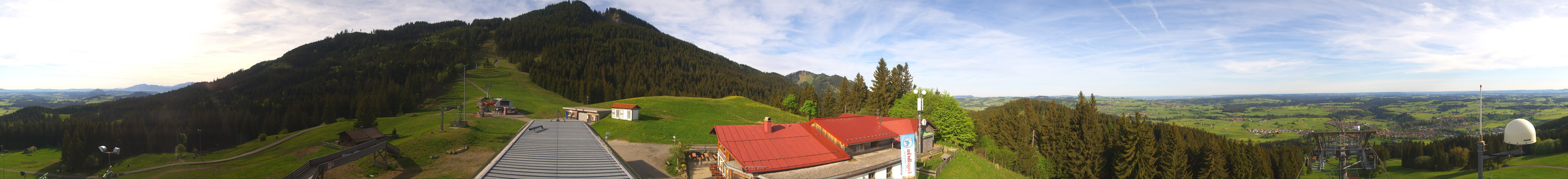 Archiv Foto Webcam Mittelstation Nesselwang