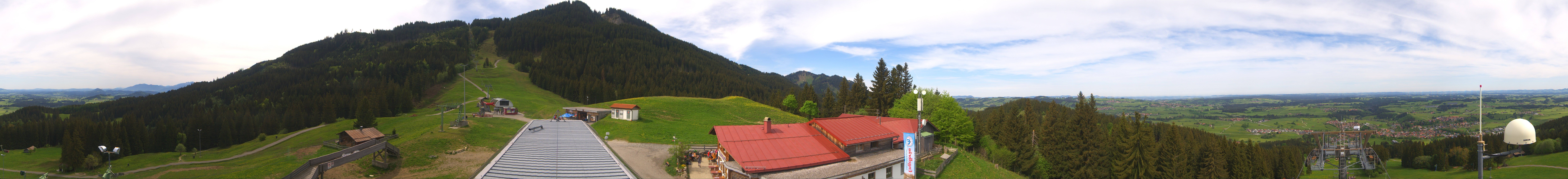 Archiv Foto Webcam Mittelstation Nesselwang