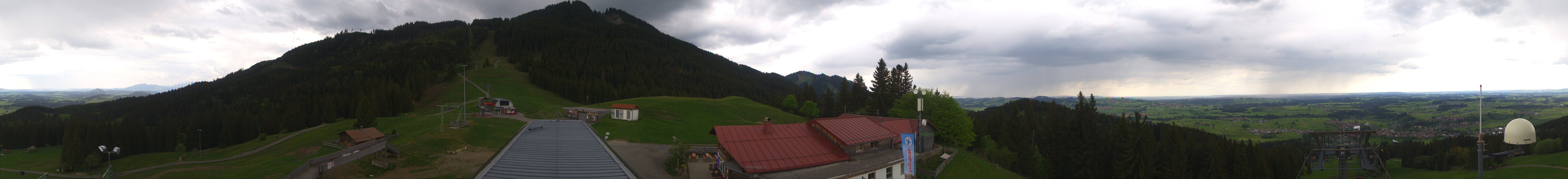 Archiv Foto Webcam Mittelstation Nesselwang