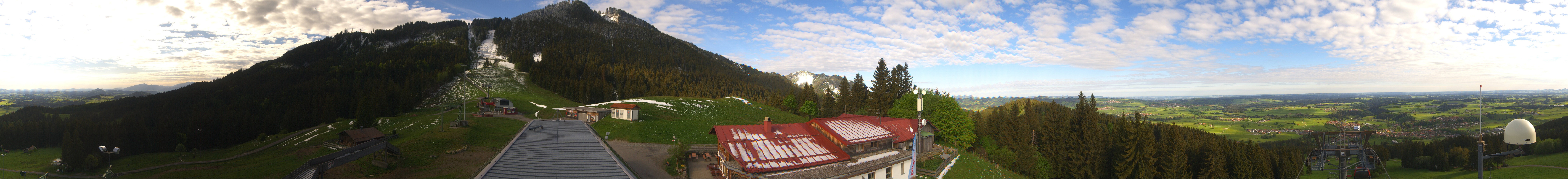 Archiv Foto Webcam Mittelstation Nesselwang