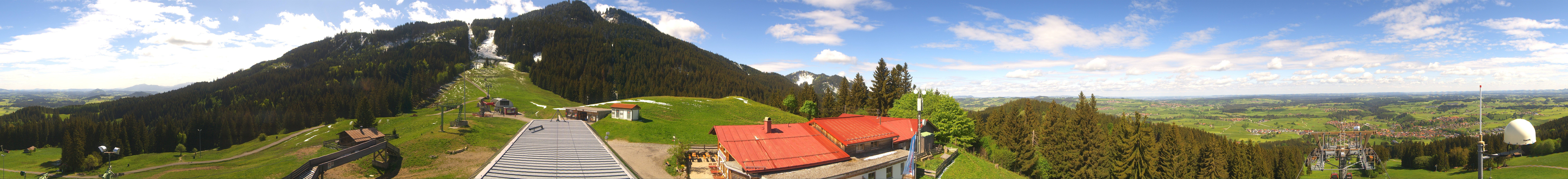 Archiv Foto Webcam Mittelstation Nesselwang