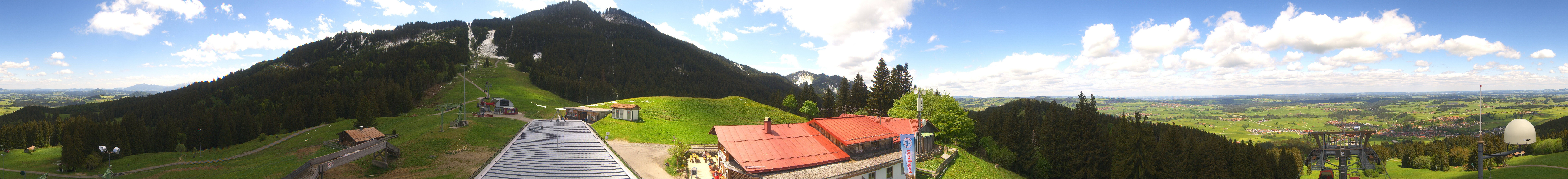 Archiv Foto Webcam Mittelstation Nesselwang