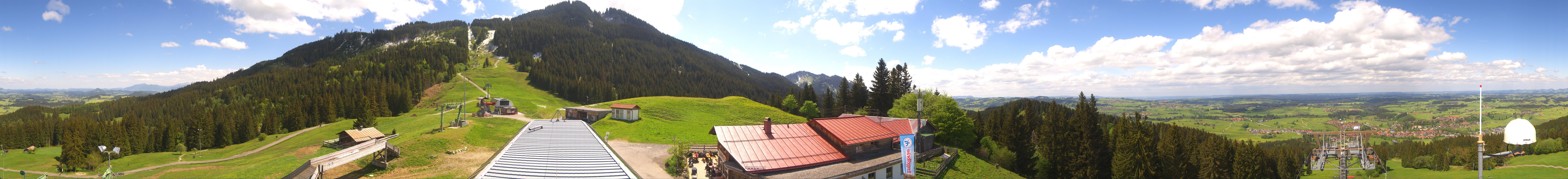 Archiv Foto Webcam Mittelstation Nesselwang